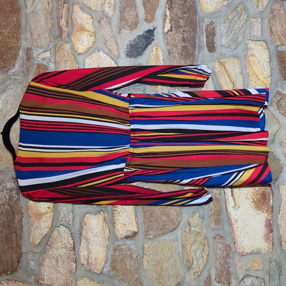 Express multicolored striped dress - Picture 5 of 11